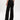 Chino Flare Pant in Black - Omorfi