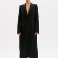 Manteau Profile Coat in Black - Omorfi Fashion