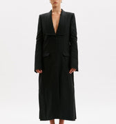 Manteau Profile Coat in Black - Omorfi Fashion