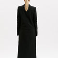 Manteau Profile Coat in Black - Omorfi Fashion