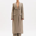Manteau Profile Coat in Grey - Omorfi Fashion