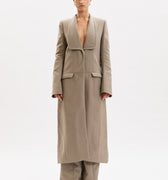 Manteau Profile Coat in Grey - Omorfi Fashion