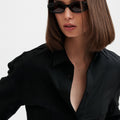 Valentina Sunglasses in Black - Omorfi