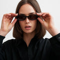 Valentina Sunglasses in Black - Omorfi