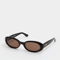Valentina Sunglasses in Black - Omorfi